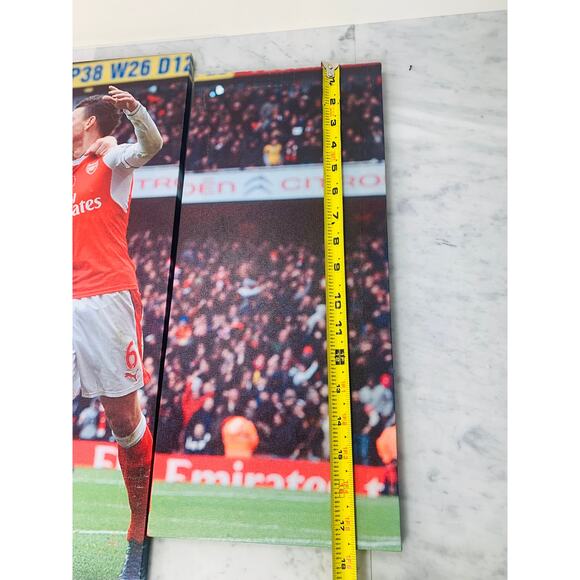 ARSENAL Fútbol Club AFC Goal Celebration 4-Piece Canvas Wrap TOTTENHAM 2016 EUC - Picture 11 of 12